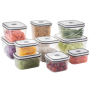 Conjunto de Potes Herméticos de Plástico - 10 Unidades